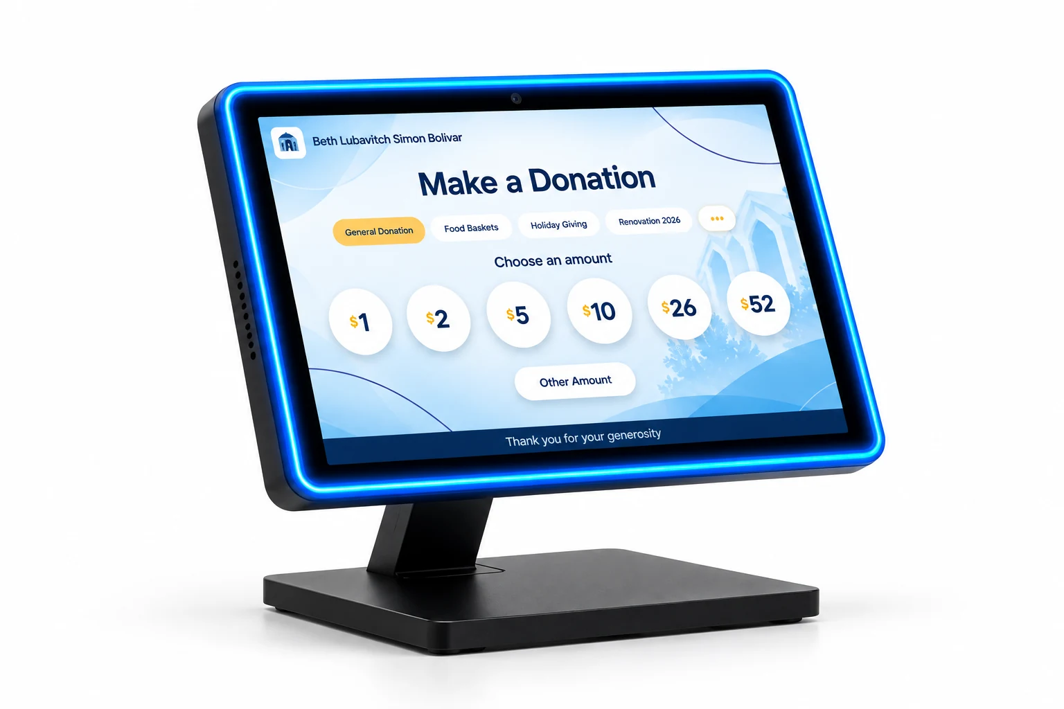 Tsedasmart LED 10 · On its stand