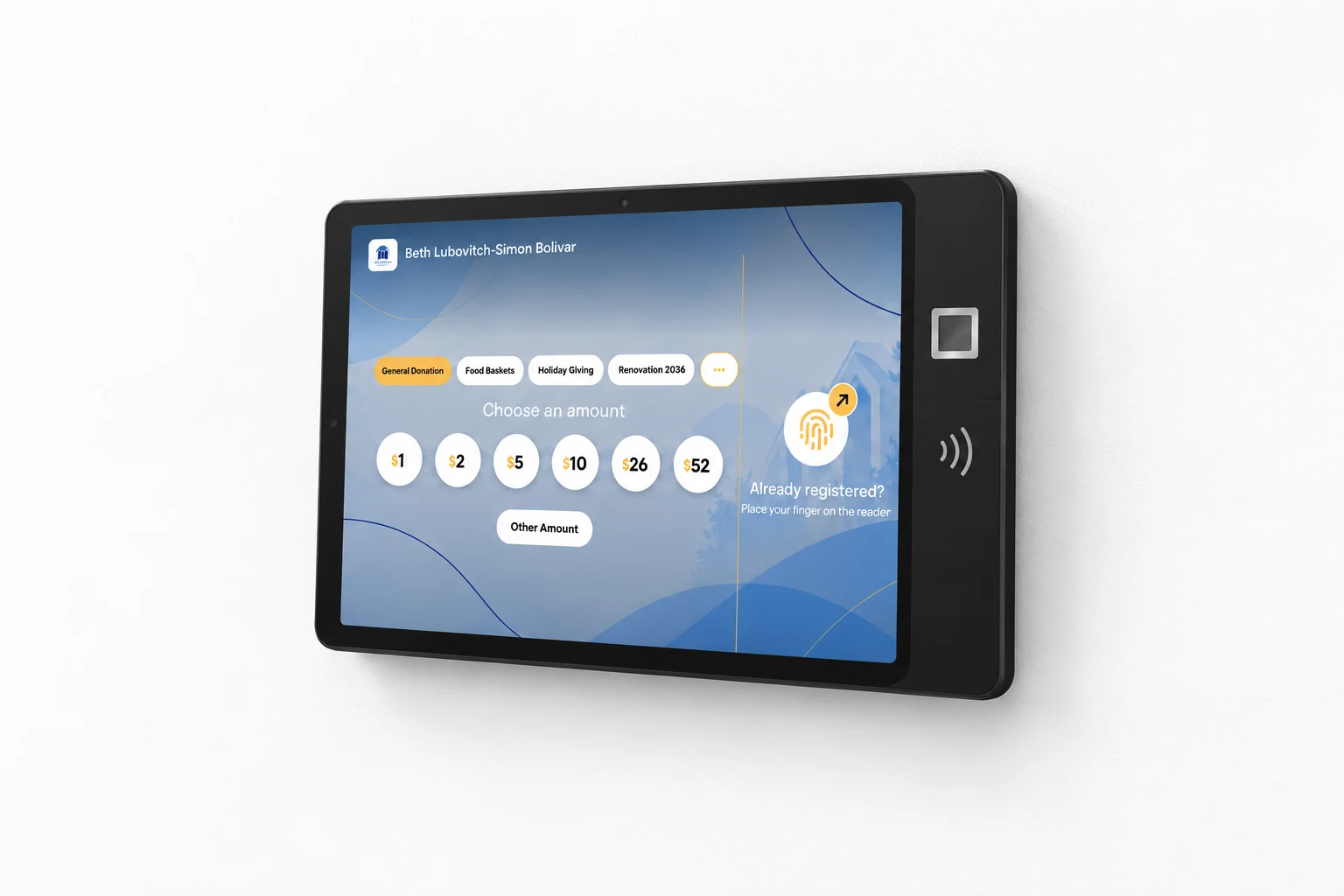 Tsedasmart Touch ID · Wall-mounted
